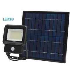 Kobi Naświetlacz SOLAR LED NCS 30W barwa ZIMNOBIAŁA LED2B KFLNCS30ZB - Lampy ogrodowe - miniaturka - grafika 1