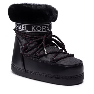 Śniegowce damskie - Michael Kors Śniegowce MICHAEL Zelda Bootie 40R2ZMFE5B Black - grafika 1