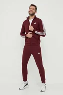 Dresy męskie - adidas dres męski kolor bordowy - miniaturka - grafika 1