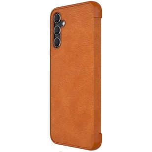 Nillkin Qin Leather etui skórzany pokrowiec z klapką portfel brązowe - Portfele - miniaturka - grafika 3