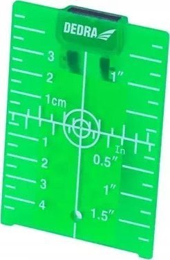 Dedra Płytka celownicza do urządzeń laserowych, zielona