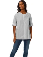 Bluzki damskie - Heine Bluzka w kolorze szaro-białym - miniaturka - grafika 1