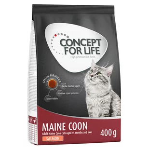 Concept for Life Maine Coon Adult, łosoś - bezzbożowa receptura! - 400 g - Sucha karma dla kotów Concept for Life Maine Coon Adult, łosoś - bezzbożowa receptura! - 400 g - Sucha karma dla kotów - miniaturka - grafika 1