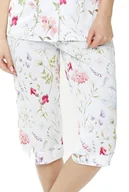 Piżamy damskie - Spodenki do spania Flores : Kolor - Druk w Kwiaty, Rozmiar - 52 - miniaturka - grafika 1
