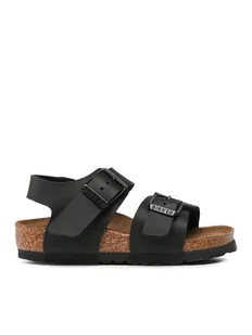 Birkenstock Sandały New York Kids Bs 1005885 Czarny - Buty dla chłopców - miniaturka - grafika 1