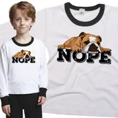 Piżamy dla dziewczynek - Piżama dziecięca Buldog Angielski Nope Foch 86/92 - VoloDonum - miniaturka - grafika 1