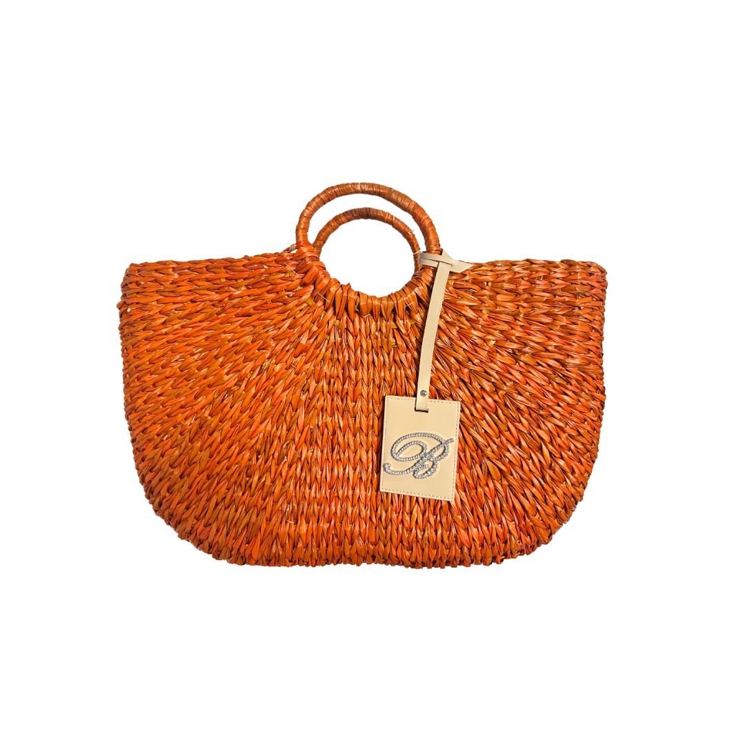 Borsa mare Intrecciata Blumarine Home - Baia delle Sirene Arancione
