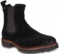 Botki męskie - SKÓRZANE BUTY MĘSKIE BIG STAR V174032 R43 - miniaturka - grafika 1