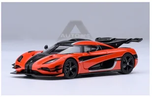 Autoart Koenigsegg One:1 Lava Orange-Carbon 1:64 20044 - Samochody i pojazdy dla dzieci - miniaturka - grafika 1