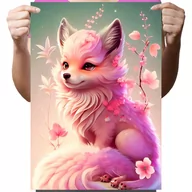 Zabawki kreatywne - Haft Diamentowy Diamond Painting,DIAMENTOWY MALARZ,Obraz DIY 5D,Mozaika Diamentowa 30x40, Lis - miniaturka - grafika 1