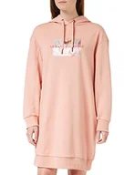 Sukienki - Armani Exchange Damska sukienka z kapturem, kwiatowy nadruk, prążkowana sukienka damska, rozmiar S, Lady, S - miniaturka - grafika 1