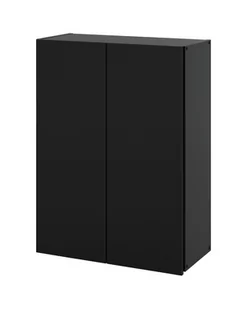 Szafka Łazienkowa Wisząca 60cm HUGO Czarna Mat - Szafki łazienkowe - miniaturka - grafika 1