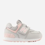 Buty dla dziewczynek - Buty sportowe dziecięce dla dziewczynki New Balance 574 IV574CG1 23.5 (7US) Szare (196307125277) - miniaturka - grafika 1