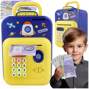 SKARBONKA SEJF BANKOMAT SKARBONKI DUŻA INTERAKTYWNA PIN PREZENT NA ŚWIĘTA Z2093 - Skarbonki - miniaturka - grafika 1