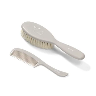 BabyOno Szczotka do Włosów Naturalne Miękkie Włosie 568/03 Szara - Szczotki do włosów dla dzieci - miniaturka - grafika 1