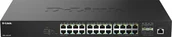 Switche - D-Link DMS 1250-28P - Switch - L2+ - Smart - 24 x 10/100/1000/2.5G PoE+ + 4 x 10 Gigabit SFP+ - Desktop - PoE+ 475 W DMS-1250-28P/E - miniaturka - grafika 1
