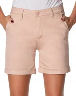 Spodenki damskie - Eleganckie Krótkie Spodenki Szorty Damskie 818 W30 - miniaturka - grafika 1