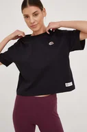 Koszulki sportowe damskie - The North Face t-shirt bawełniany kolor czarny - miniaturka - grafika 1