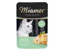 Mokra karma dla kotów - Miamor Feine Filets - mokra karma dla kota filety z tuńczyka z warzywami 100g - miniaturka - grafika 1