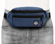 Nerki - Sportowa Saszetka Na Pas Nerka Męska Biodrówka Granatowa Pako Jeans - miniaturka - grafika 1