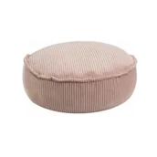 Fotele i pufy dla dzieci - Pufa dziecięca Okrągła Aesthetic Pudrowy róż - miniaturka - grafika 1