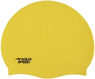 Pływanie - Czepek Pływacki Aqua Speed Reco Yellow - miniaturka - grafika 1