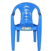 Fotele i krzesła ogrodowe - Krzesełko Tola dziecięce niebieskie - miniaturka - grafika 1