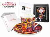 Filiżanki - Kpl. Filiżanka ze spodkiem - Wassily Kandinsky. Color Stady. Squares with concentric circles /1913r - miniaturka - grafika 1