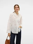 Koszule damskie - Vero Moda Koszula w kolorze białym - miniaturka - grafika 1