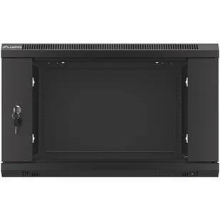 Lanberg Szafa 19" 6U, 600x600, czarny FLAT PACK WF01-6606-10B - Szafy rack - miniaturka - grafika 1