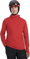 Bluzy sportowe męskie - Bluza termoaktywna męska 4F M100 czerwona 4FWAW25UBRUM100 61S M - miniaturka - grafika 1