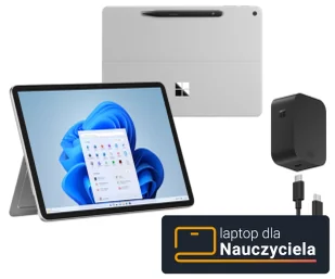 Microsoft Surface Pro 12" Copilot+ PC Snapdragon X Plus/16GB/512GB/W11 Dotyk Platynowy + Ładowarka LDN - Laptopy 2w1 - miniaturka - grafika 1