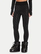 Legginsy - Guess Legginsy W5BB73 K7182 Czarny Slim Fit - miniaturka - grafika 1