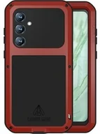 Etui i futerały do telefonów - LOVE MEI Etui Pancerne + szkło Powerful do Galaxy S23 FE, czerwone - miniaturka - grafika 1