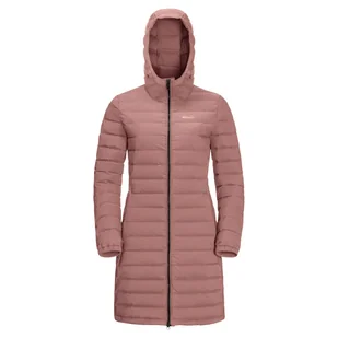 Damski płaszcz JACK WOLFSKIN GLOWING MOUNTAIN COAT W 1206151-3068 – Różowy - Płaszcze damskie - miniaturka - grafika 1
