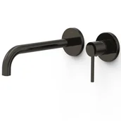 Baterie umywalkowe - Element naścienny do podtynkowego korpusu baterii umywalkowej Tres Study czarny 26230022KM - miniaturka - grafika 1