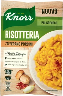 Risotto z szafranem i borowikami Risotteria Zafferano e Funghi 175g - Knorr - Szybkie dania obiadowe - miniaturka - grafika 1