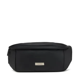 Saszetka nerka Calvin Klein Sleek Waistbag Sling LV04D3148G Czarny - Nerki - miniaturka - grafika 1