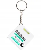 Breloki - Miarka Poziomica Brelok Prezent Na Dzień Chłopaka - miniaturka - grafika 1