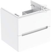 Szafki łazienkowe - Szafka Modo pod umywalkę, B59 cm, H55 cm, T47.9 cm, z dwoma szufladami, biały - miniaturka - grafika 1