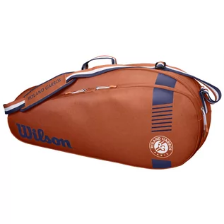 Torby sportowe - Wilson Team 3PK Clay Roland Garros Bag WR8026301001, Brązowe Torba, pojemność: 25 L - grafika 1