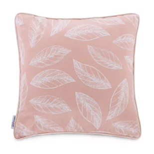 AmeliaHome, Poduszka dekoracyjna Calm styl klasyczny Velvet, rozm. 45x45 cm, Pudorwo Różowy - Poduszki dekoracyjne - miniaturka - grafika 1