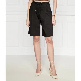 Marc Cain Lniane szorty | Loose fit - Spodenki damskie - miniaturka - grafika 1