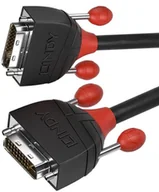 Kable komputerowe i do monitorów - Lindy Kabel DVI-D - DVI-D Black Line 36250, 0.5 m - miniaturka - grafika 1