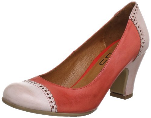 Virus Moda Damskie czółenka 930406, Czerwony czerwony 4, 41 EU