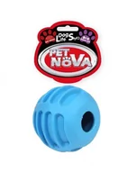 Zabawki dla psów - PET NOVA PET NOVA TPR FoodBall Blue piłka na przysmaki 6cm - miniaturka - grafika 1