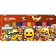 Masy plastyczne - Plastelina EMOJI 12 kolorów ST.MAJEWSKI - miniaturka - grafika 1