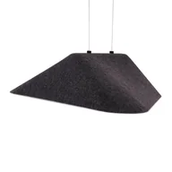 Lampy sufitowe - Lampa wisząca sypialniana Carbon P0567 Maxlight LED 8W 3000K czarna szara - miniaturka - grafika 1