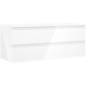 Szafki łazienkowe - Mexen Orio szafka łazienkowa podumywalkowa 120 cm z blatem, 2 szuflady, biała połysk - 91A10-12047-2-BFFC00 - miniaturka - grafika 1
