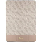Etui do tabletów - Guess GUFC11PS4SGP iPad 10.9" różowy/pink 4G Stripe Allover - miniaturka - grafika 1